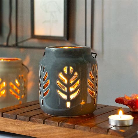 Hanging Tealight Holder - Ceramic & Black – MARKET99