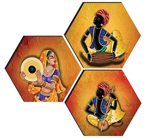 SAF paintings Wood, Engineered Wood, Glass Figures, Landscapes ...