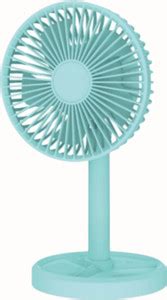 Lipzie LED Rechargeable Fan with 180° Rotation, USB-C Charging, Quiet ...