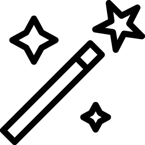 Magic wand - Free Tools and utensils icons