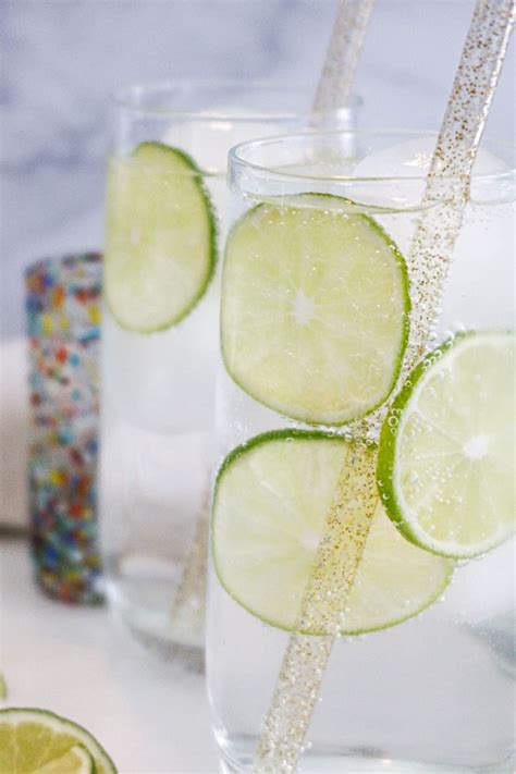 Refreshing Tequila Soda And Lime