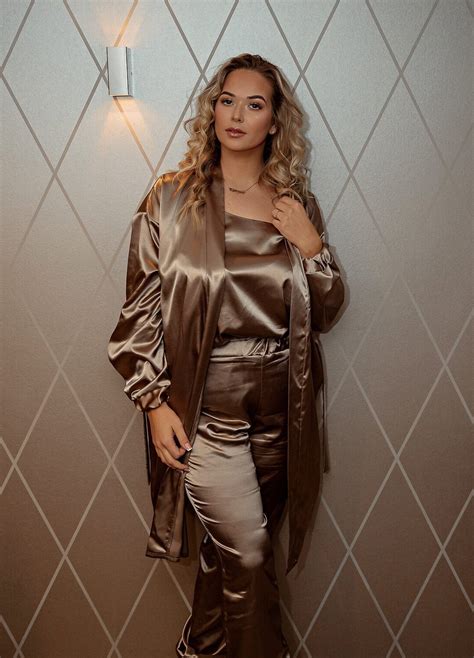 Personalized Plus Size Satin Pajama Set Brown Artificial Silk - Etsy