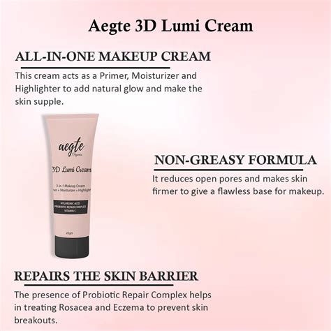Aegte 3D Lumi Strobe Cream | Primer + Highlighter + Moisturizer