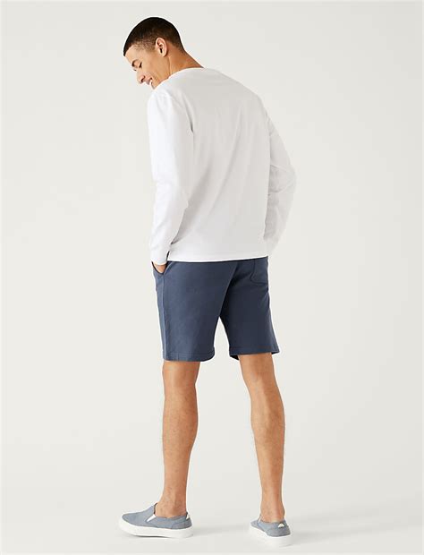 Buy Pure Cotton Drawstring Jersey Shorts at Marks & Spencer