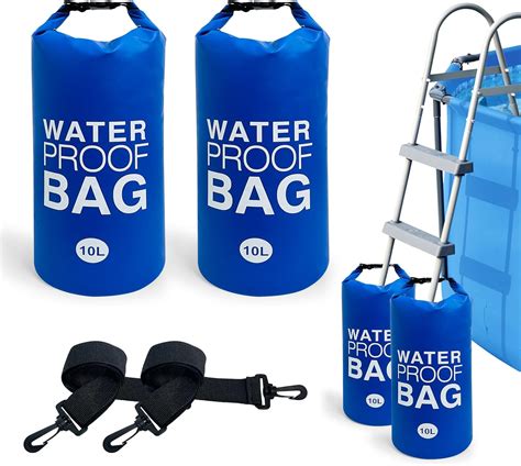 Pool Safety Weights 2 Pack Universal Pool Step Weights - 10L Sand Bags ...