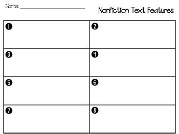 Image result for Text Features Task Cards