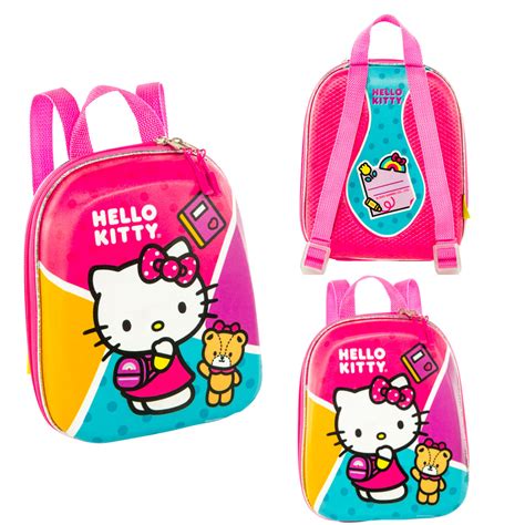 Lancheira Infantil 3D Diplomata Hello Kitty Colors Diplomata Papelaria ...