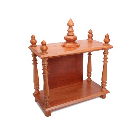 Mahogany Wooden Dismantlable Mantapa - Natural Finish – Cycle.in