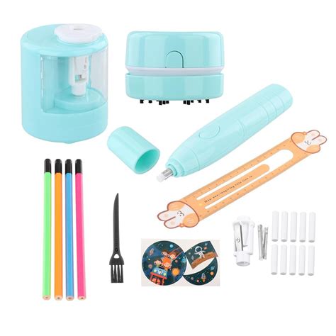 Magicwand Battery Operated Pencil Sharpener,Electric Eraser,Vacuum ...