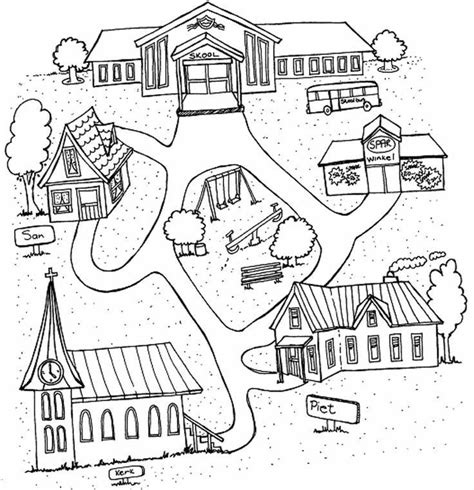 Drawing Simple Town Path 的图像结果