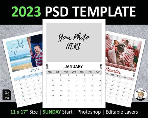 calendar design psd