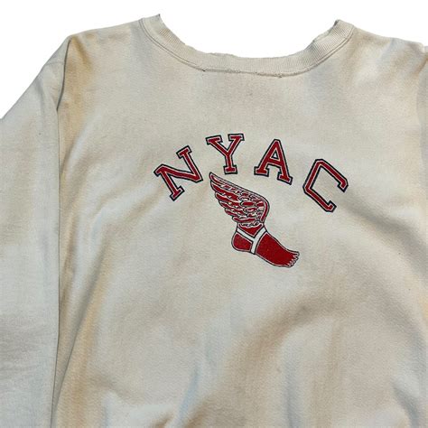 1980s Champion "NYAC" wingfoot R/W sweat | What’z up