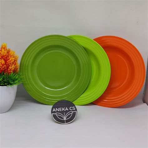 Promo Piring Makan Melamin 10 inch - Piring Melamine - Golden P1016 ...