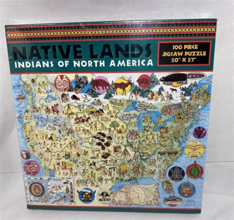 Buy 1994 Native Lands Indians of North America Jigsaw Puzzle 300 piece ...