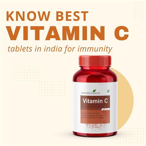 Best Vitamin C Tablets in India for Immunity – IMMUNOSCIENCES