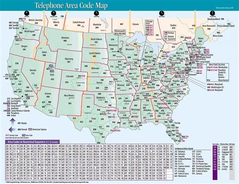 [IMG:Telephone Area Code Map] | Phone area codes, Area codes, Map
