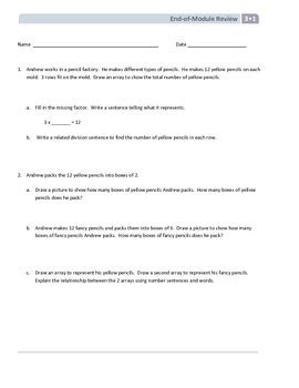 Image result for 3rd Grade Module 1 Review Answers Key