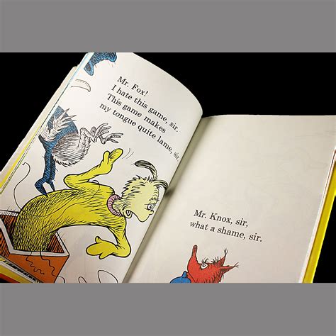 Children's Hardcover Book, Fox in Socks, Dr Seuss, Fiction, Classic ...