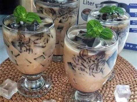 es cincau cappucino resep