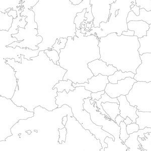 Buy Europe Map of European Countries Map of Europe Stretch Map Online ...