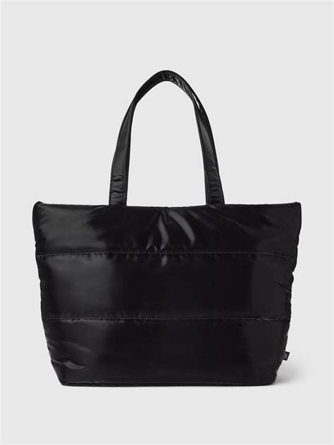 Metallic Puffer Tote Bag | Gap