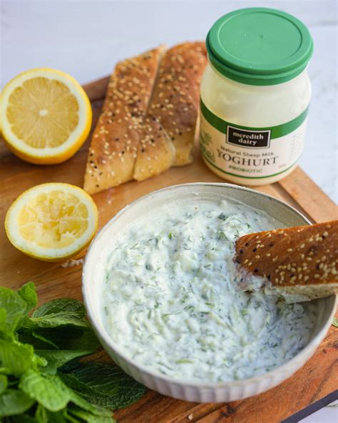 Meredith Dairy — Recipes / Tzatziki with Sheep Milk Yoghurt