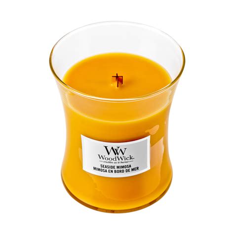WoodWick Seaside Mimosa glass medium | ExcaliburShop