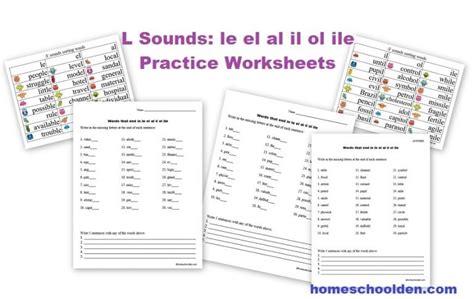Spelling Word Endings -le -el -al -il -ol -ile Word Sort, Games, and ...