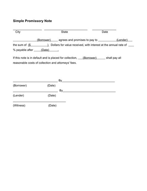 Mortgage Promissory Note Sample 的图像结果