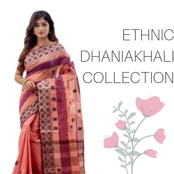 Exclusive Bengal Handloom Saree Online | Buy from Saundraa