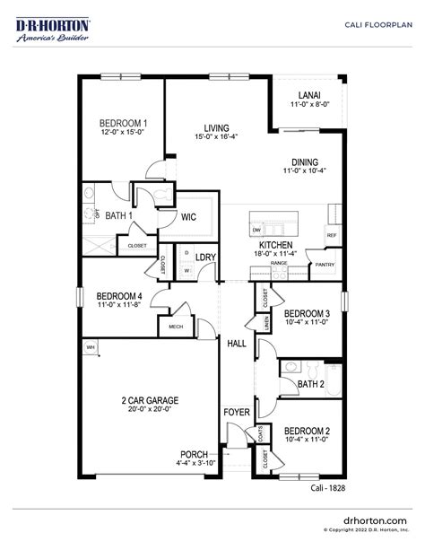 Floor Plan in Port St. Lucie Spot Lots | Port St Lucie, FL | D.R. Horton