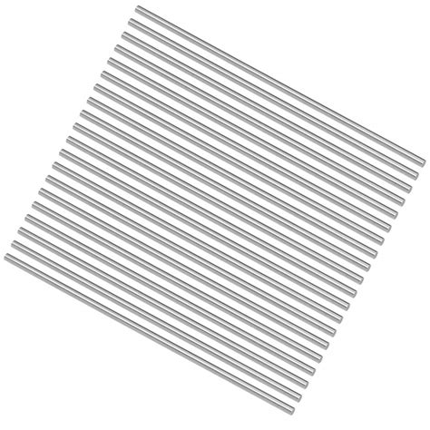 uxcell Round Steel Rod, 2.4mm HSS Lathe Bar Stock Tool 100mm Long, for ...