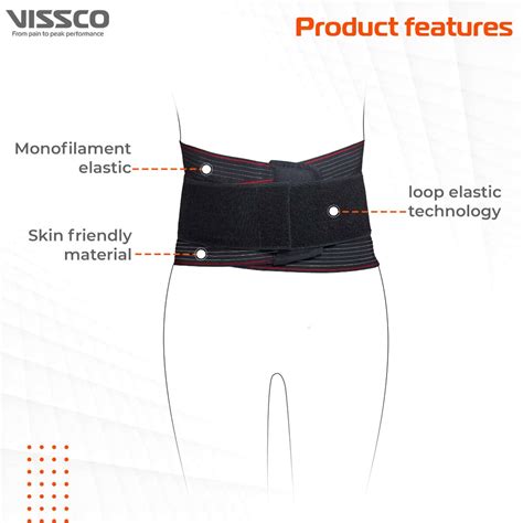 Buy VISSCO LUMBOSET ADVANCE BELT|PROVIDES SUPPORT TO THE LUMBAR SPINE ...