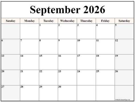 September 2026 calendar | free printable calendars