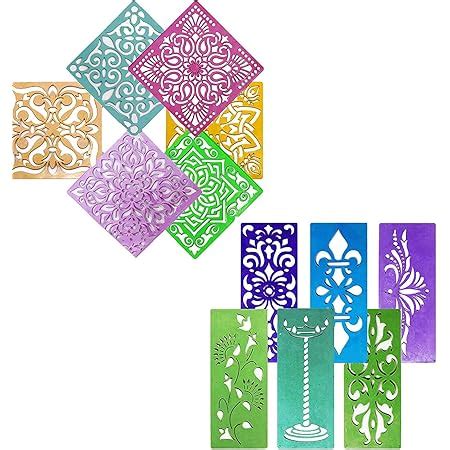 ascension ? Plastic Om Swastik Draw Rangoli Making Kit Stamp Flower ...