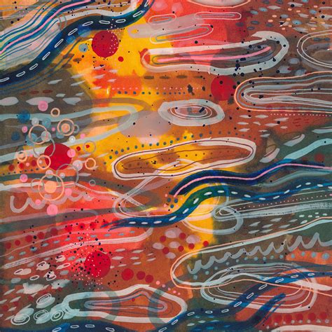 Download wallpaper 3415x3415 patterns, colorful, lines, shapes, spots ...