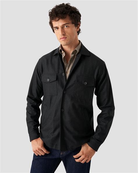 Brown Flannel Shirt - Eton