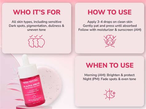 2% Alpha Arbutin Face Serum with Hyaluronic Acid & Pomegranate Extract ...