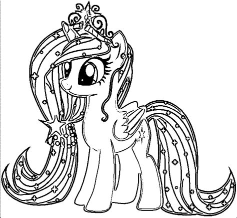 Printable My Little Pony Colouring Pages - Printable Templates