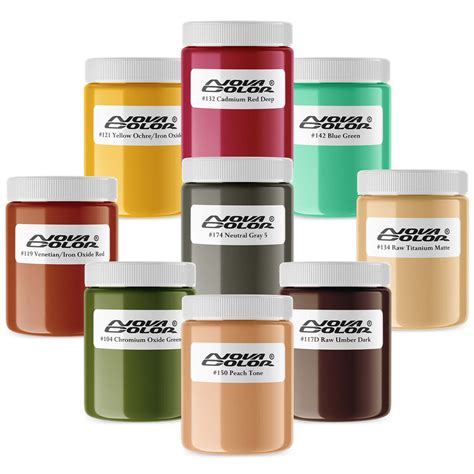 Buy The Mid Century Acrylic Bundle 4oz Online | Nova Color