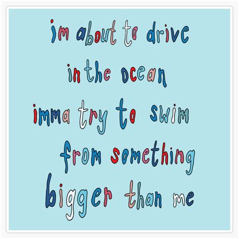 Maneki Frank Ocean Swim Good Lyrics Er, Phone Decal Water Bottle ...