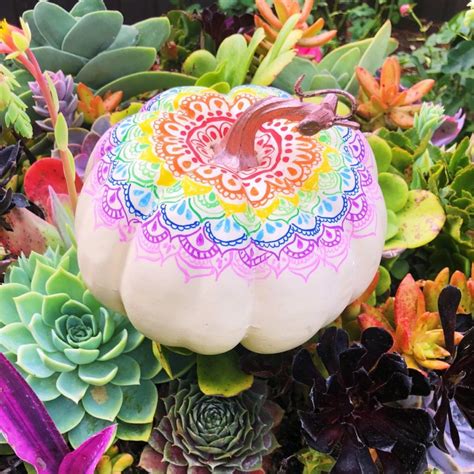 11 Decorated No Carve Painted Pumpkin Ideas — EPC Crafts