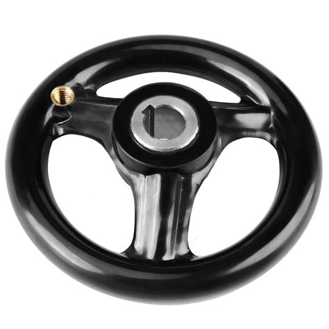 Milling Hand Wheel, 12 * 100mm Black Round Hand Wheel for Lathe Milling ...