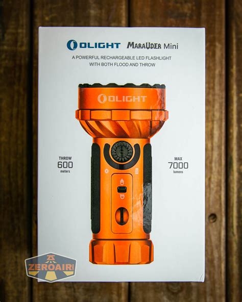 Olight Marauder Mini Flashlight Review - ZeroAir Reviews