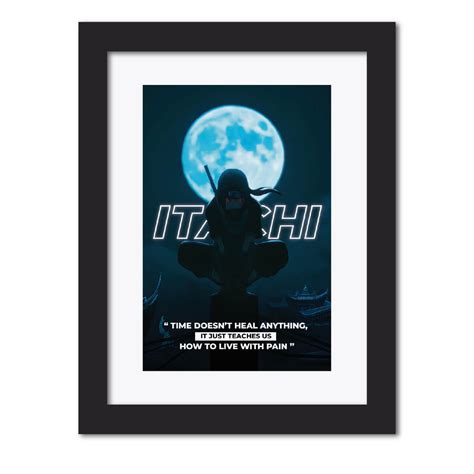 Itachi Uchiha Quote Naruto Anime Painting - Tenorarts