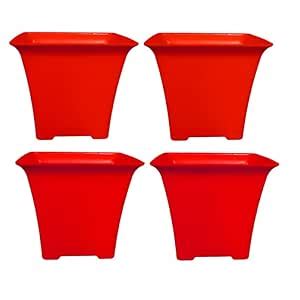 Amazon Brand - Umi Plastic Indoor & Outdoor Everest Uber Pot | Flower ...