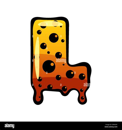 Orange Letter L