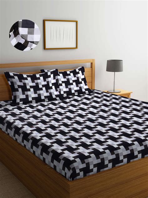 Super Soft Fitted Double Bedsheet King Size by ARRABI – ARRABI.IN