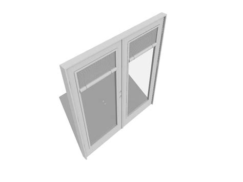 JELD-WEN F-3500 72-in x 80-in x 4-9/16-in Jamb Low-e Blinds Between The ...