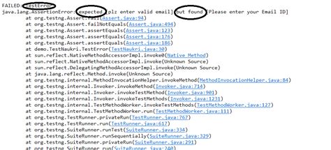 How to Solve Exception Thread Main Error String in Java Selenium 的图像结果